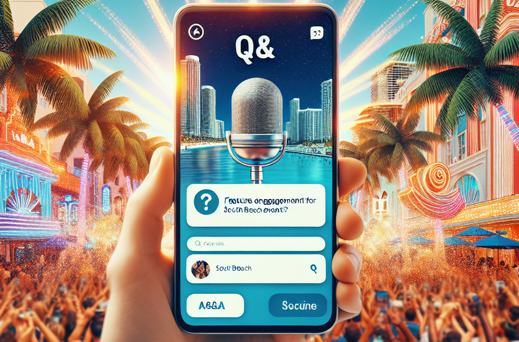 TikTok’s Q&A Feature: Boosting Engagement for South Beach Events