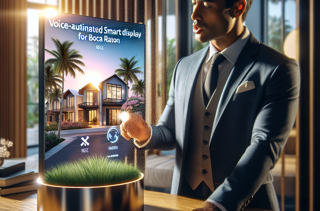 Voice-Activated Smart Display Marketing for Boca Raton Real Estate